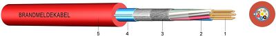 JE-H(ST)H BMK …Bd E30 Bezhalogenový instalační kabel, odolný proti plameni, pro požární hlásiče, se zachováním funkčnosti 30 minut